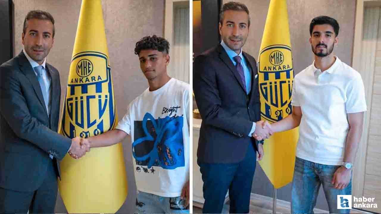 MKE Ankaragücü altyapıdan iki futbolcuyla sözleşme imzaladı
