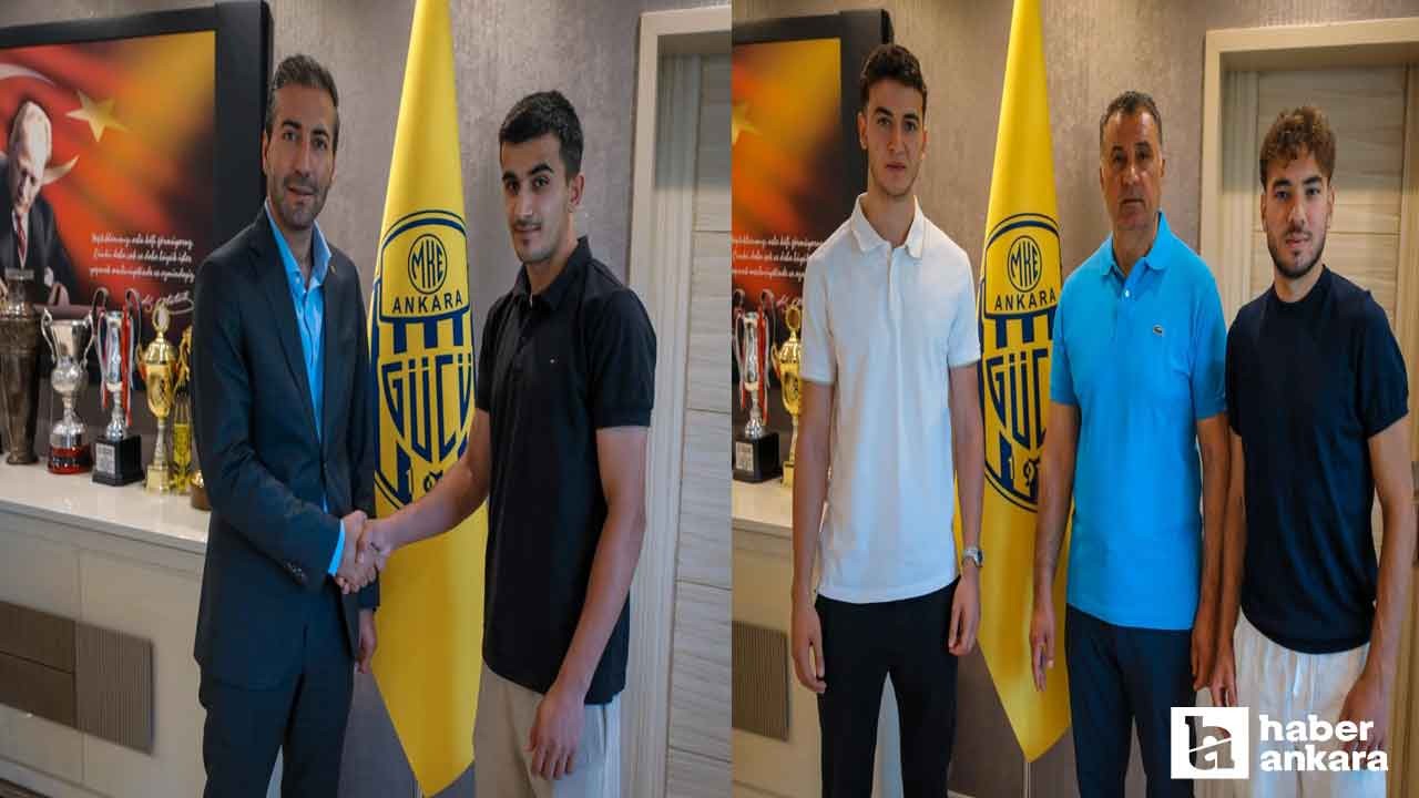 Ankaragücü 3 futbolcuyu daha profesyonel yaptı