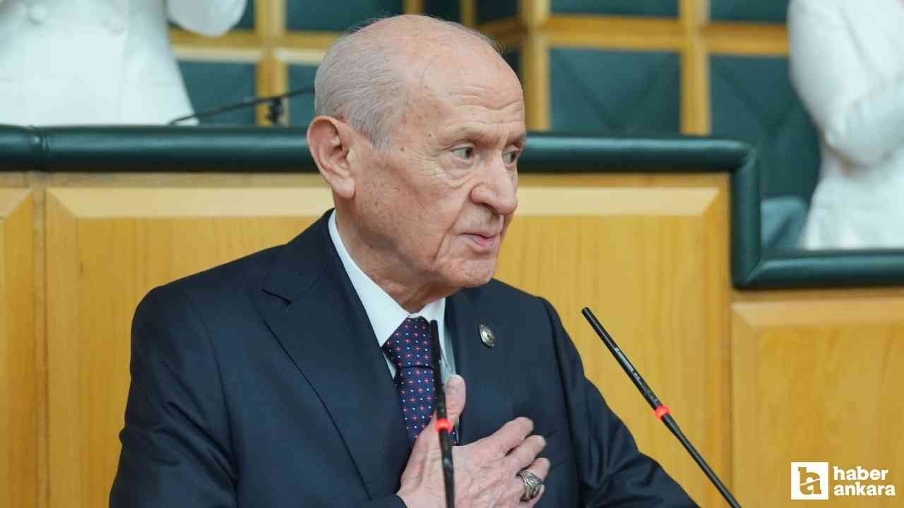 Devlet Bahçeli, aylar sonra partisinin grup toplantısında konuştu!