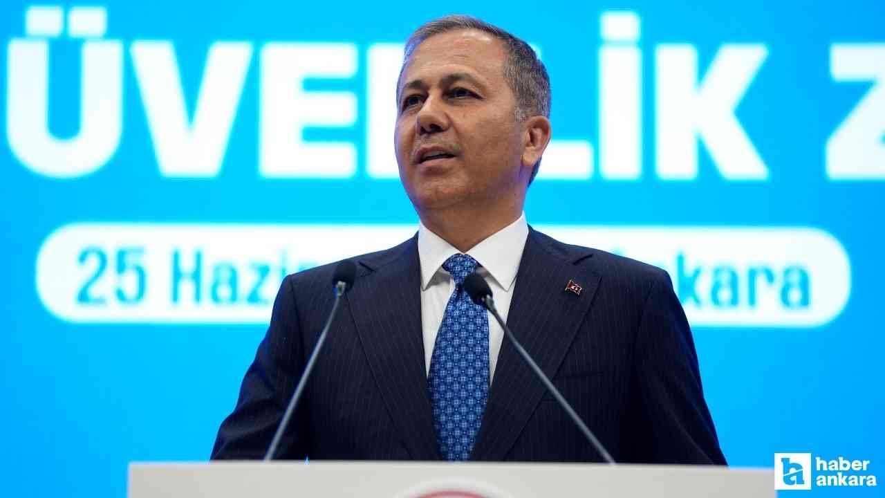 Bakan Yerlikaya'dan 'Güvenli Türkiye' açıklaması!