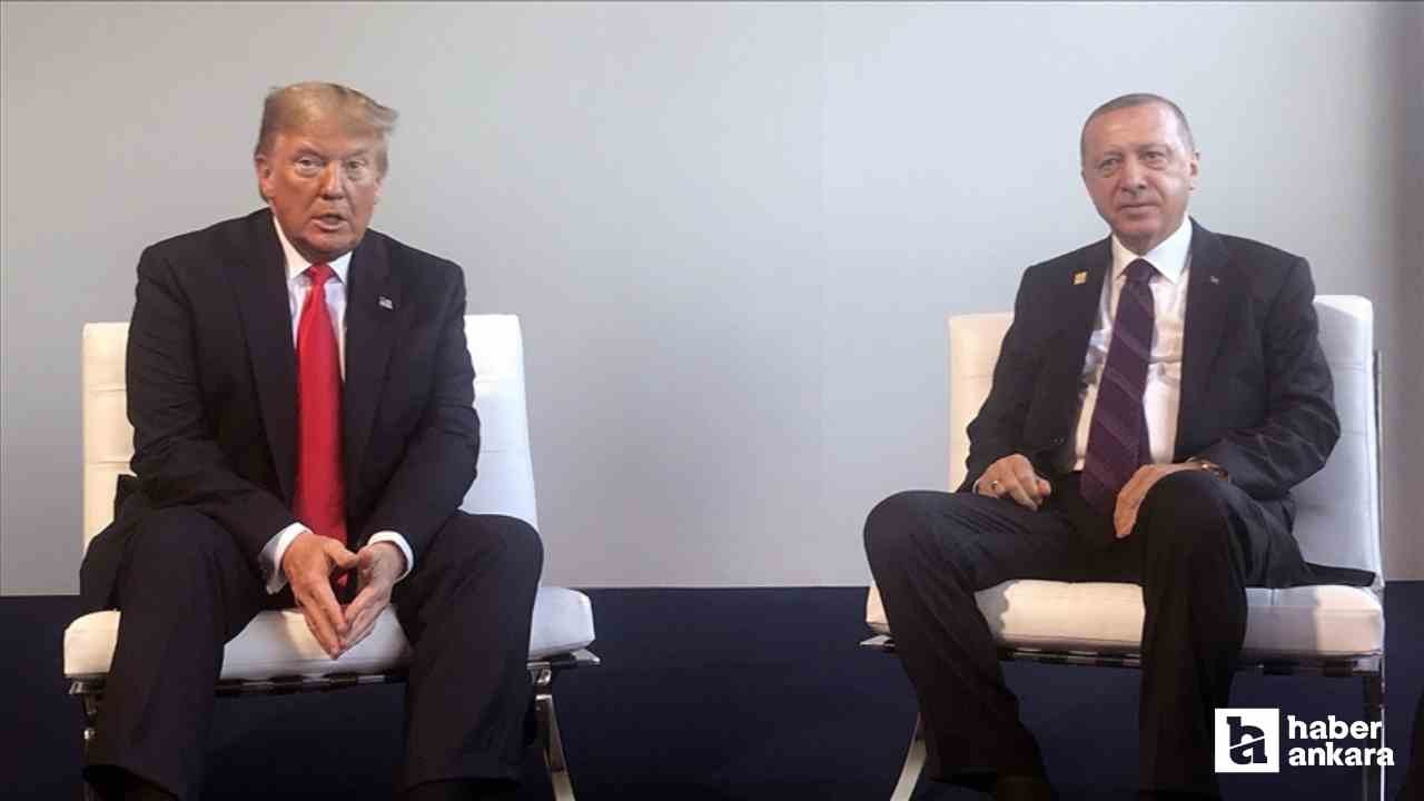 Cumhurbaşkanı Erdoğan ile Trump arasında Lahey'de görüşme
