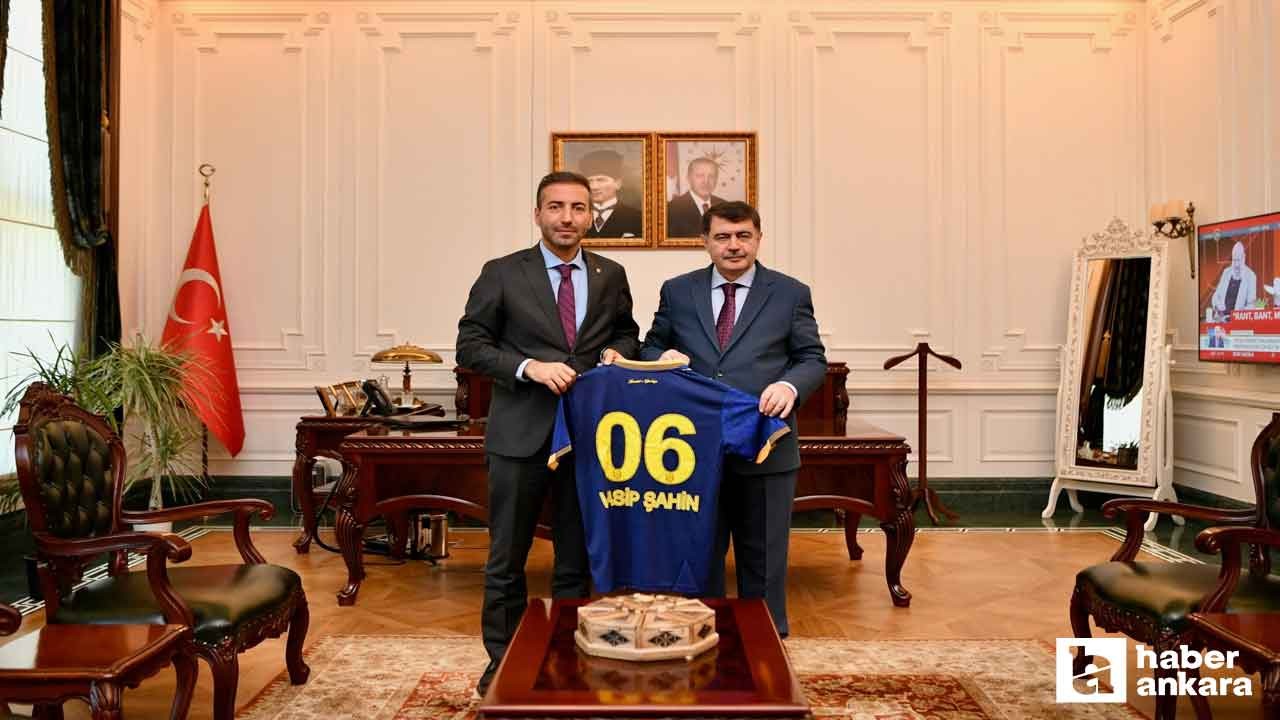 MKE Ankaragücü'nden Ankara Valisi Vasip Şahin'e ziyaret!