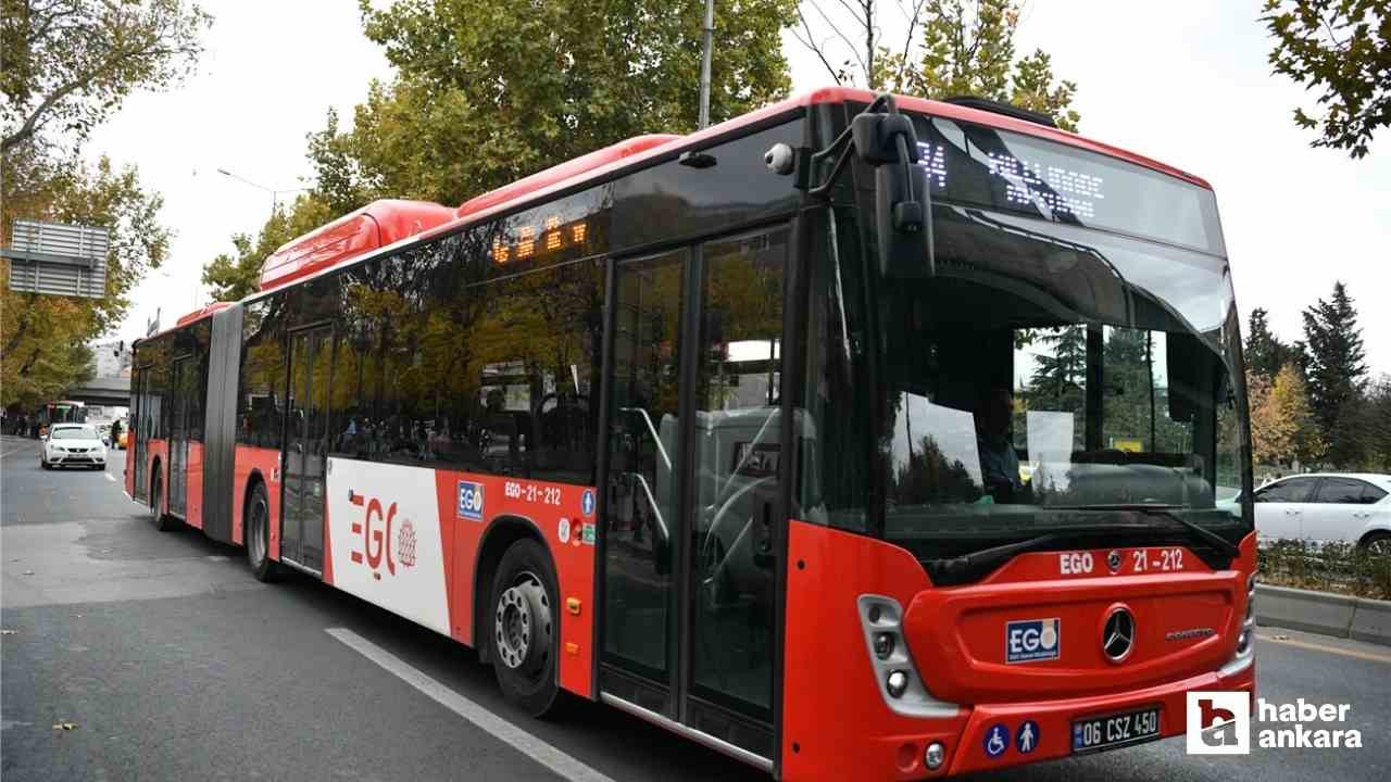 Ankara'da toplu ulaşımda yeni uygulamaları EGO duyurdu!