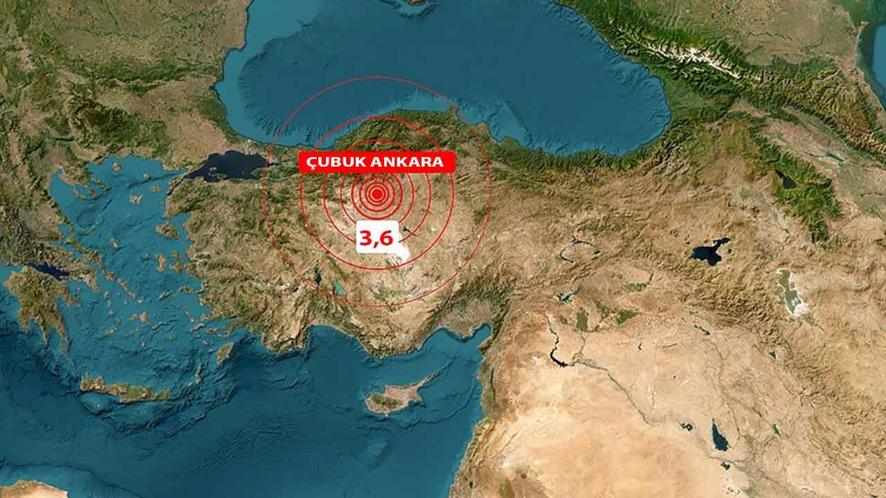 Son dakika Ankara'da deprem oldu!