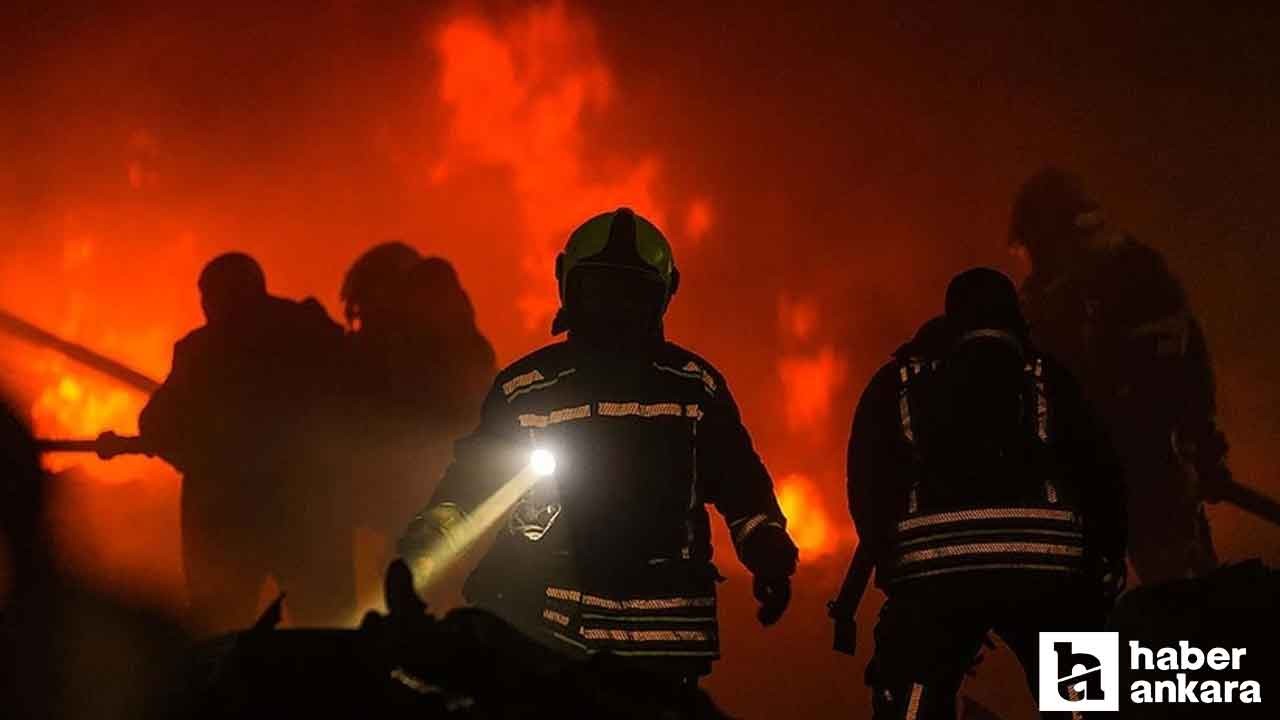 Ankara itfaiyesi orman yangınlarına destek için sahada!