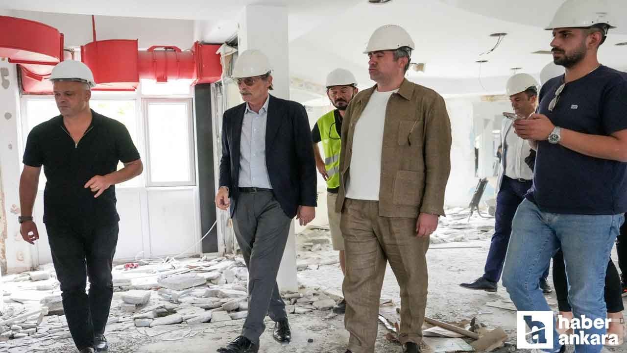 Etimesgut Belediyesi, Yunus Emre Kültür Merkezi'ni tadilata aldı
