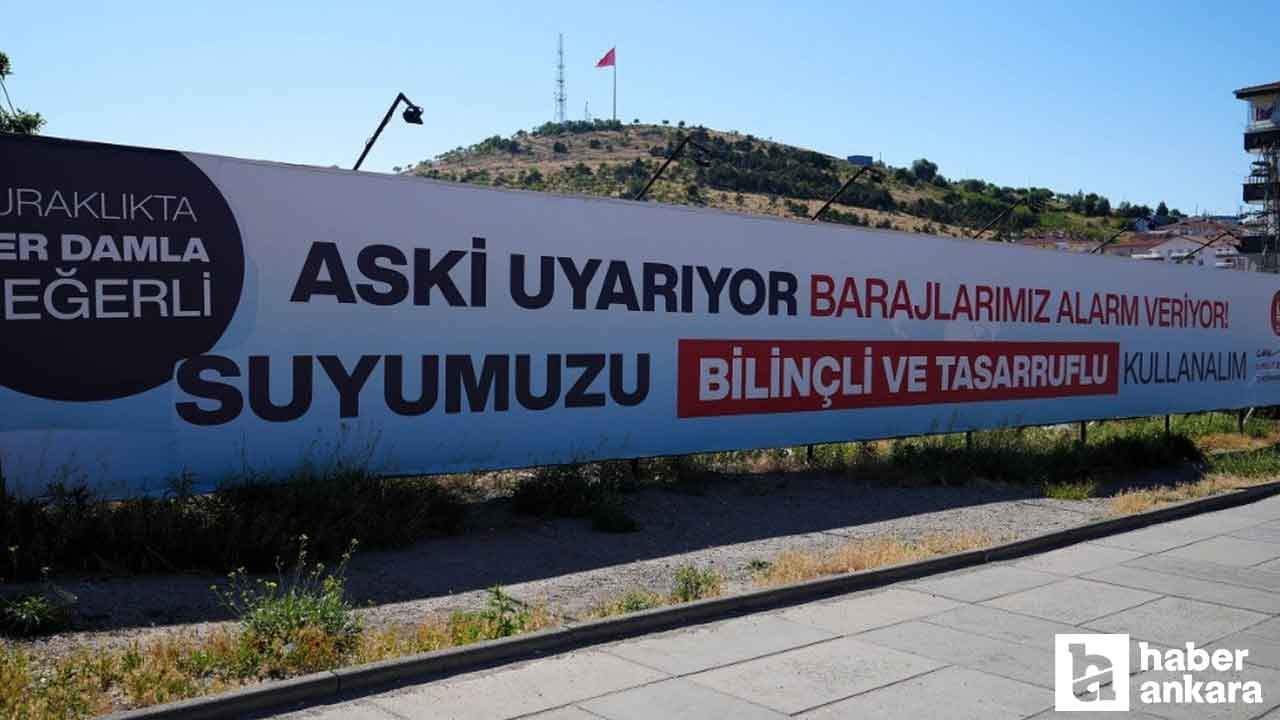 Keçiören Belediyesi su tasarruf seferberliği başlattı