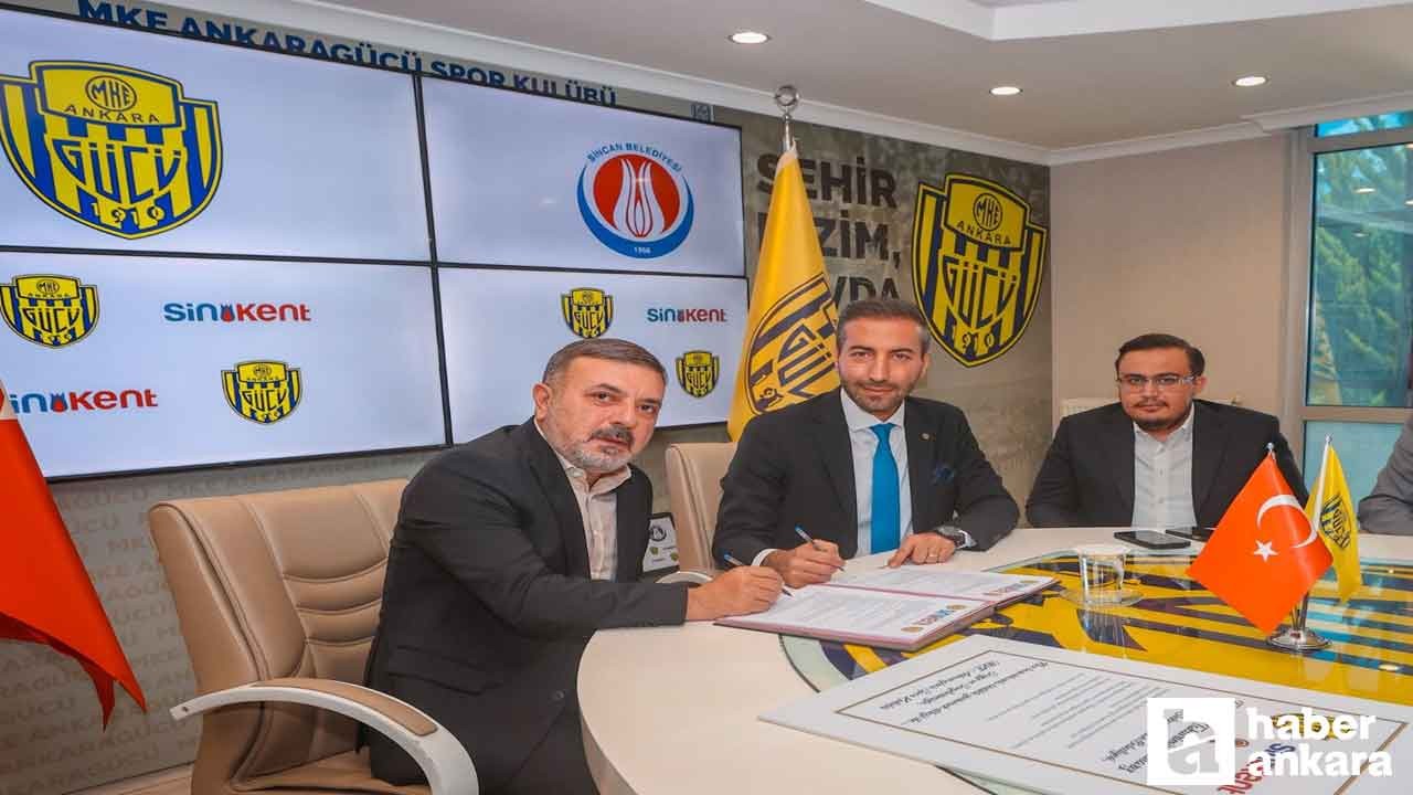 Sincan Belediye Başkanı Murat Ercan'dan Ankaragücü'ne loca desteği