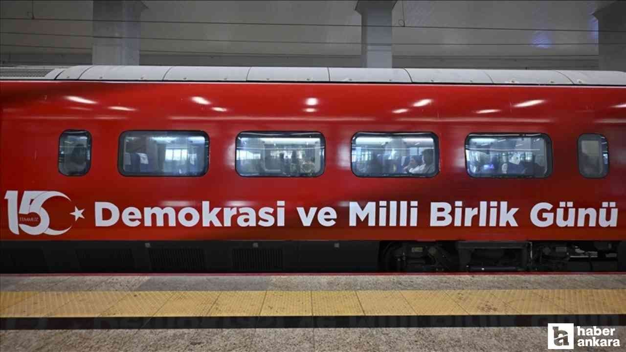 15 Temmuz treni 14 Temmuz'da Ankara'dan hareket edecek