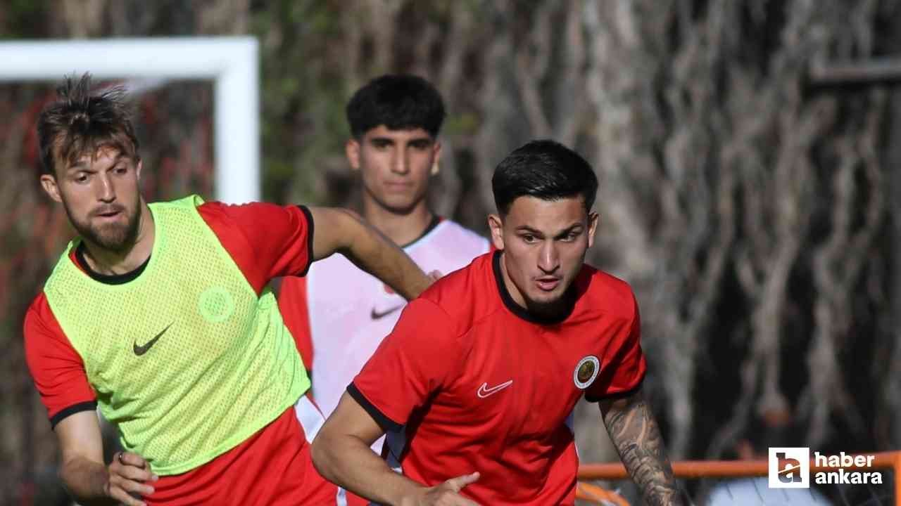 Gençlerbirliği günü çift antrenmanla tamamladı