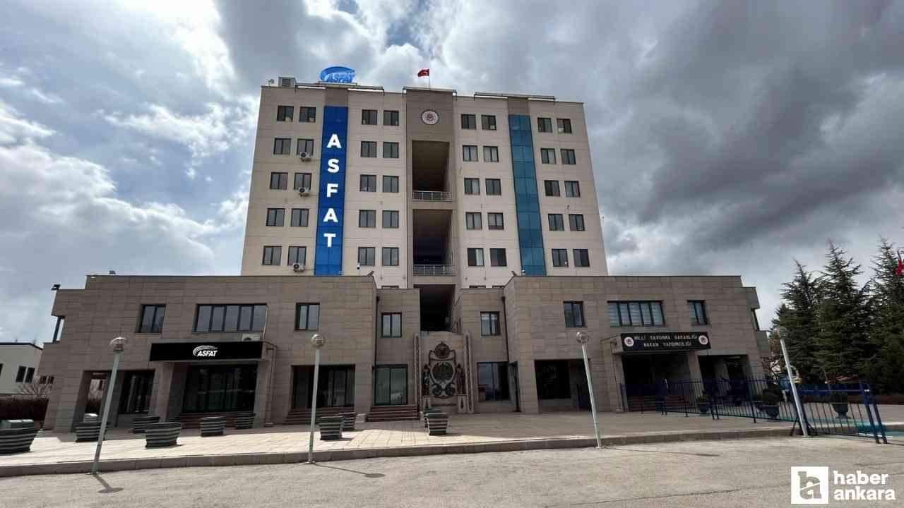ASFAT Ankara'da sınavsız personel alımı yapacak: Başvurular mail üzerinden!