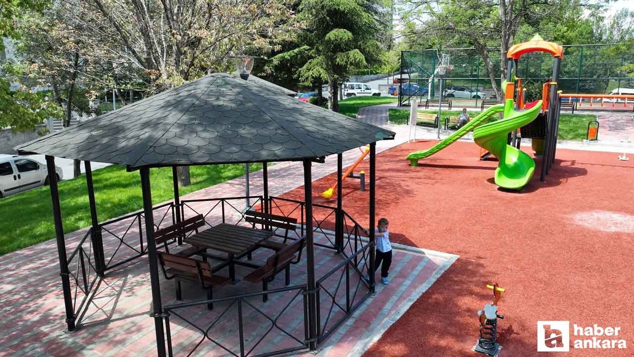 Etimesgut'ta yenilenen Onur Parkı ziyaretçilerini bekliyor!