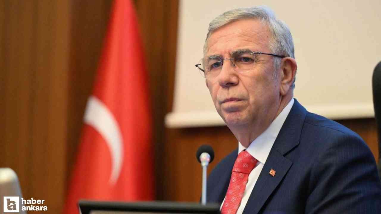 Mansur Yavaş yanıtladı: 'Ankara’ya operasyon olması için hiçbir sebep yok'