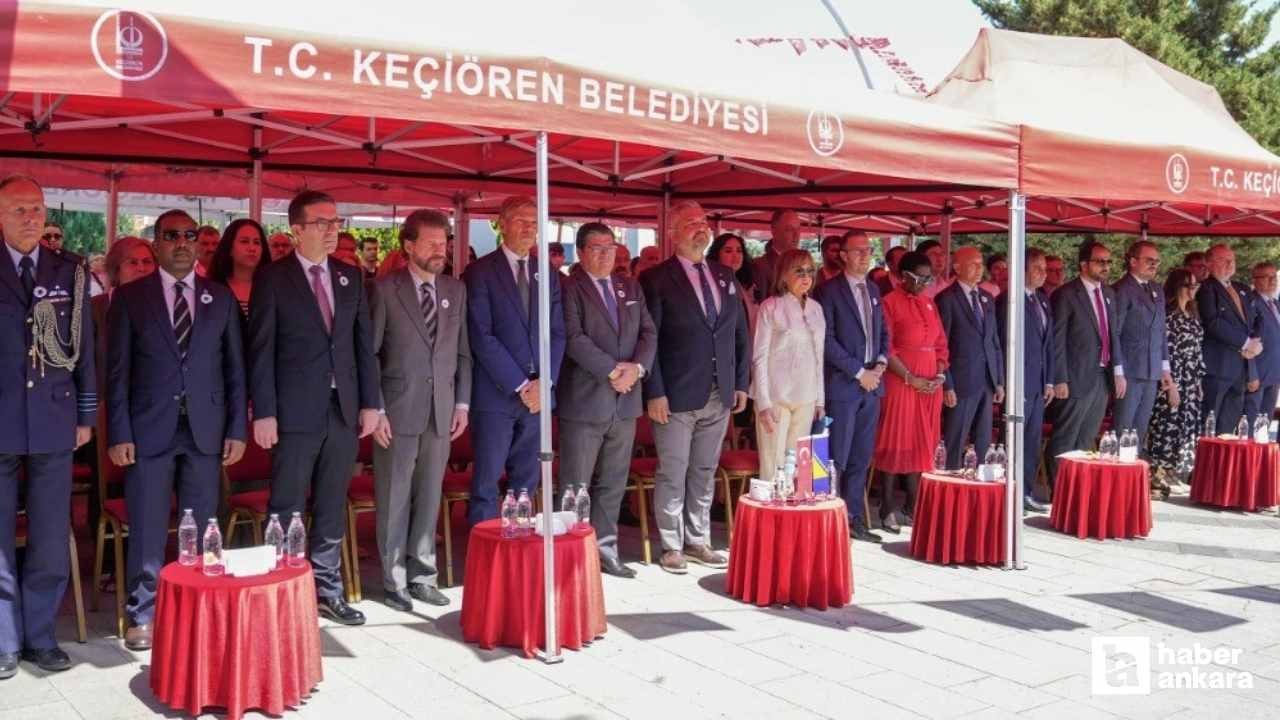Keçiören Belediyesi düzenlenen törenle Srebrenitsa şehitlerini andı!