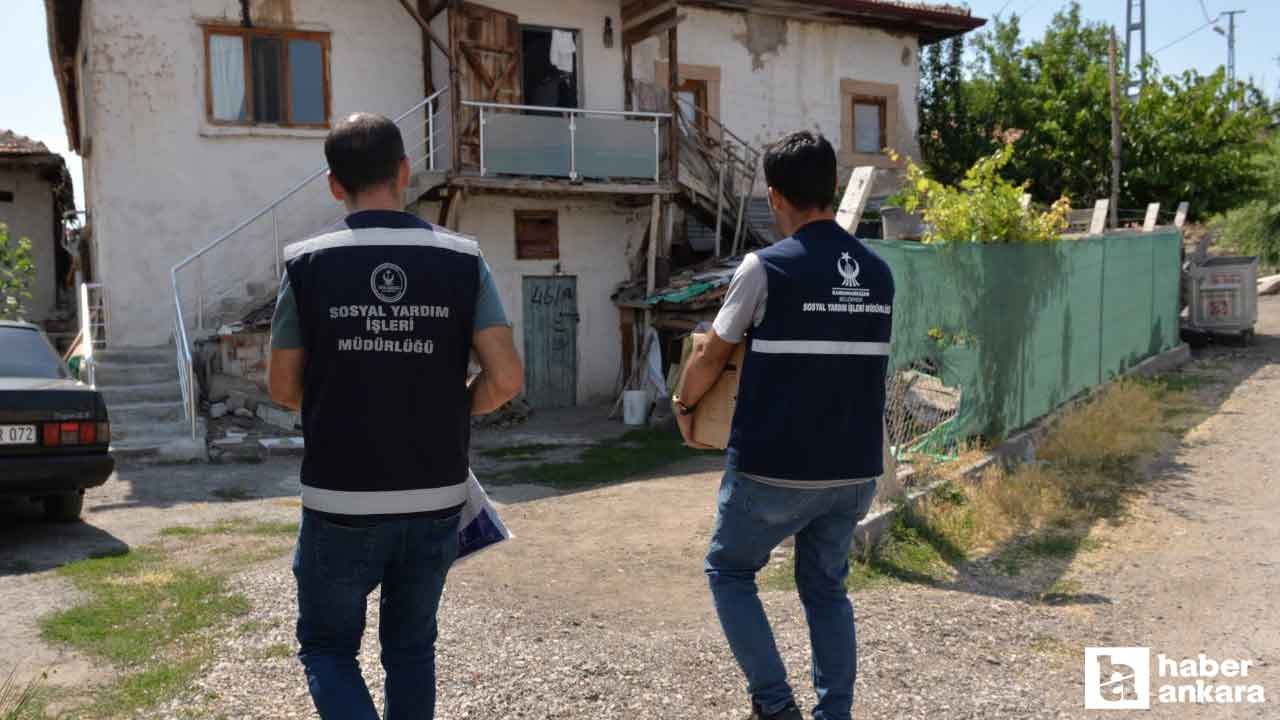 Kahramankazan Belediyesinden ihtiyaç sahiplerine sosyal yardım!