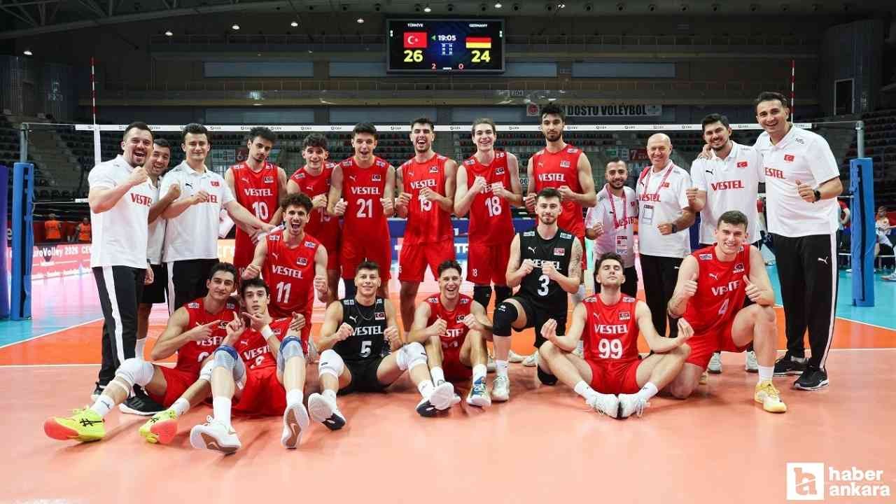 Milli Takım Ankara’da coştu! Set vermeden kazandılar