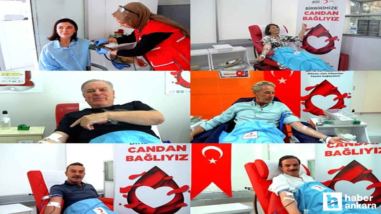 Ünlülerden Türk Kızılayın kan bağışı kampanyasına destek!