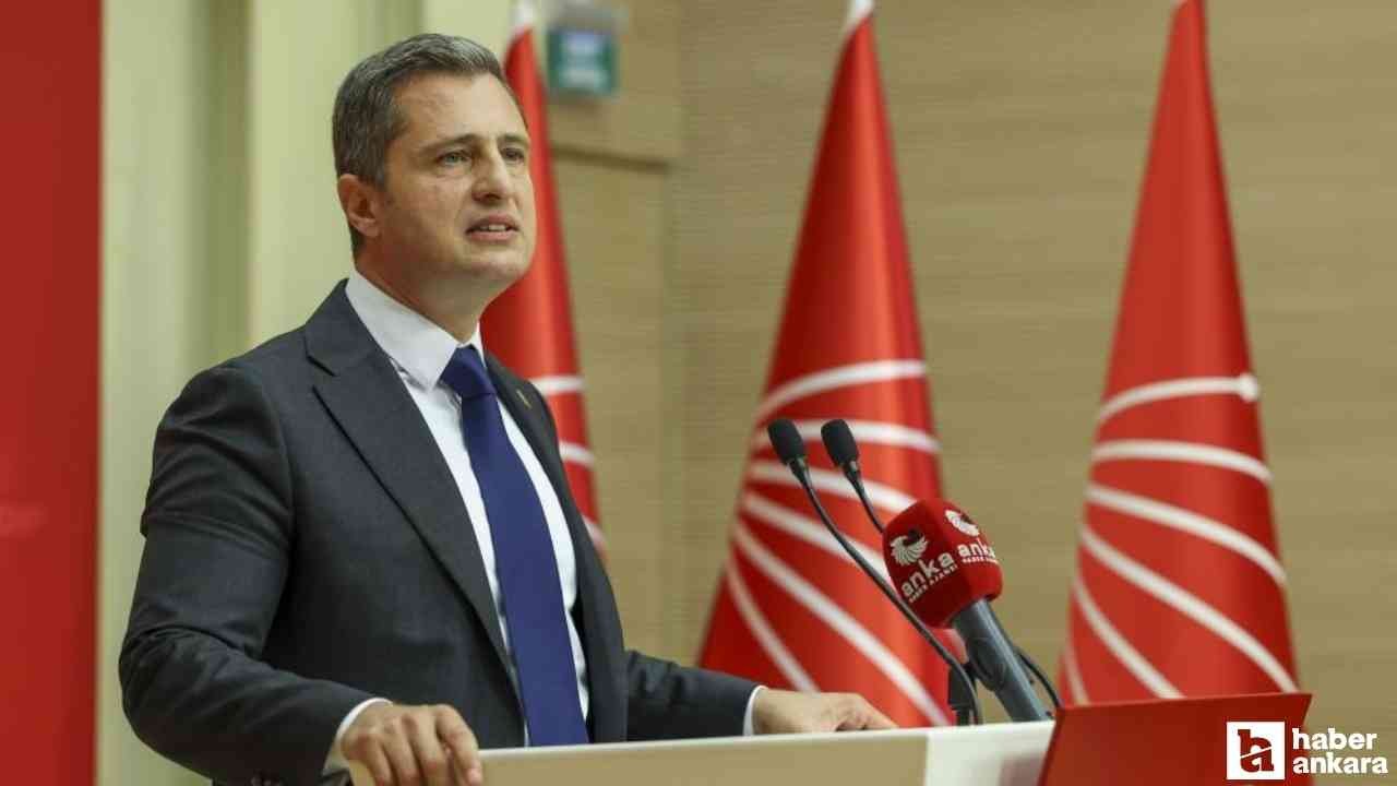 CHP Sözcüsü Yücel, 3 ismin disipline sevk edildiğini açıkladı