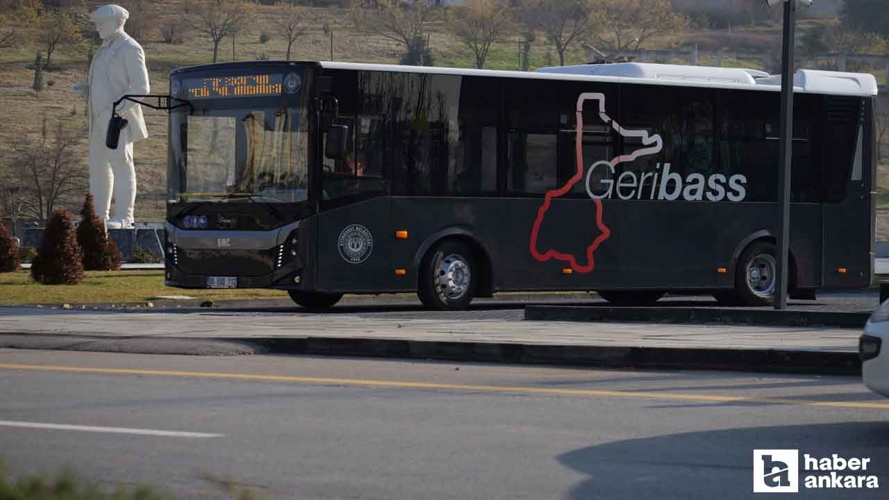 Geribass ile  Etimesgut'ta ulaşımda yeni dönem!