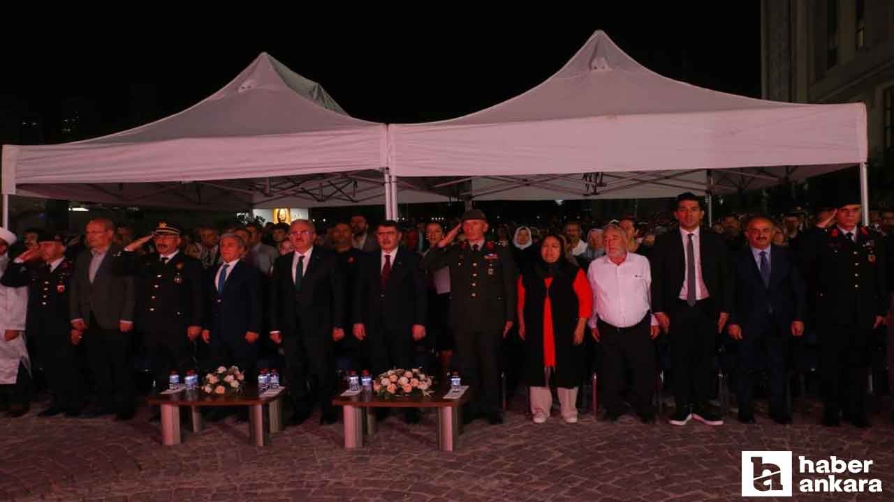 Ankara Emniyet Müdürlüğü'nde 15 Temmuz anma programı düzenlendi