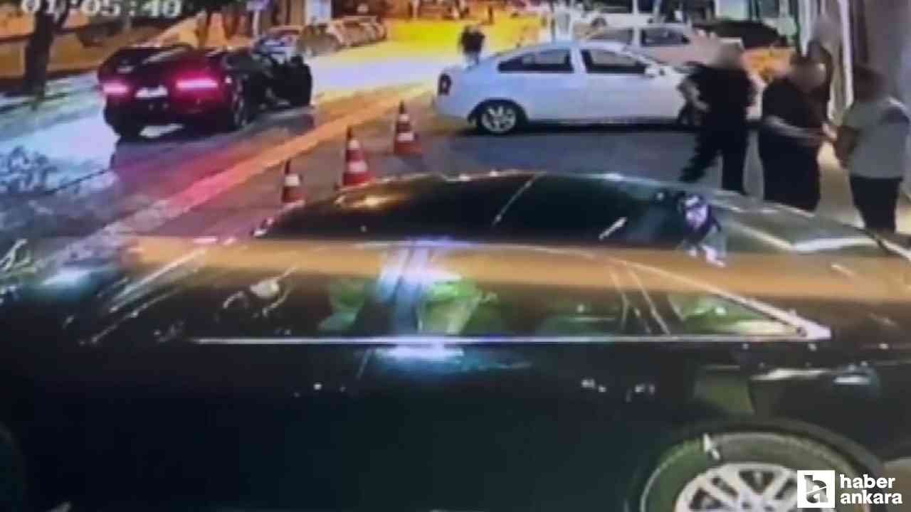 Çankaya'da bina duvarına tuvaletini yapan şahıslar güvenlik görevlisini darp etti
