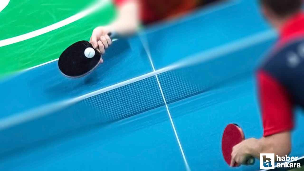 Etimesgut Belediyesi'nden masa tenisi kursu: Kayıtlar sürüyor