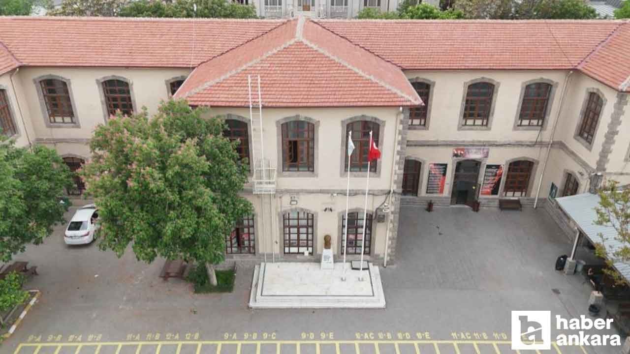 II. Abdülhamid döneminde kuruldu! Ankara'nın gerçek taş mektebi