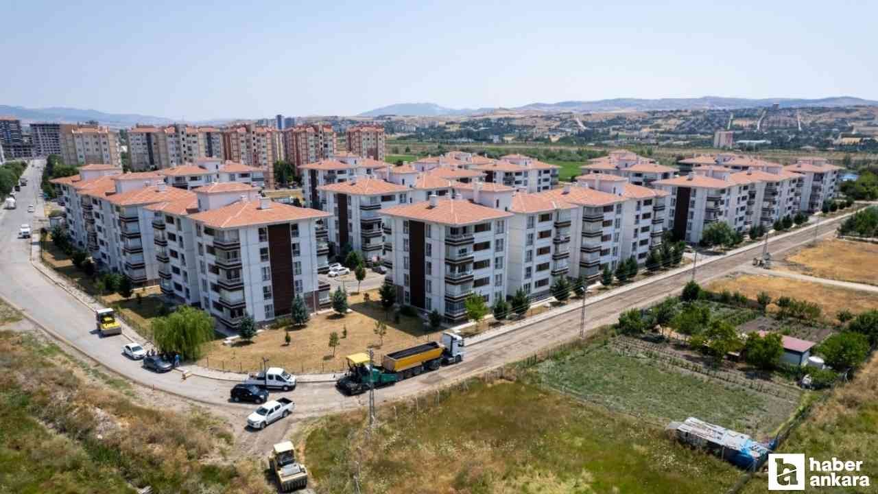 Kahramankazan Belediyesi 'Rekor asfalt' sözünü tutmaya devam ediyor
