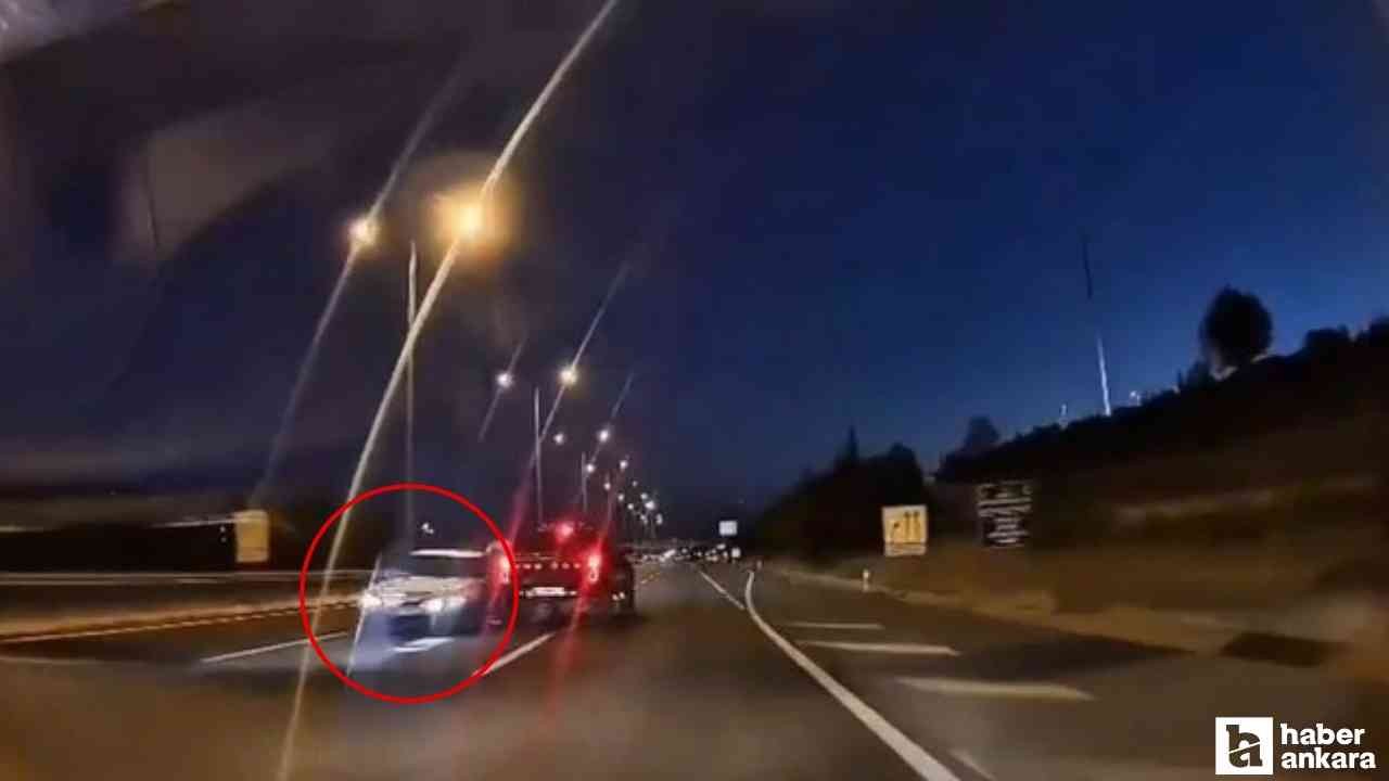 Etimesgut'ta 2 kişinin hayatını kaybettiği kaza kameraya yansıdı