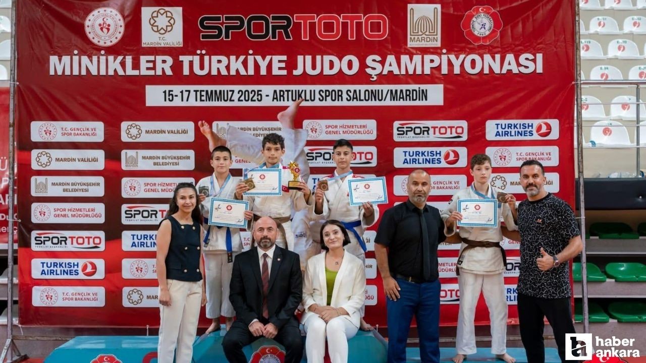 Altındağ Belediyesi Spor Kulübü'nün minik judocuları dereceye girdi