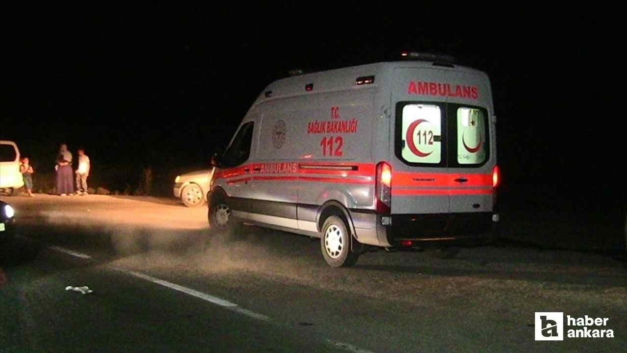 Nallıhan'da otomobilin çarptığı yaşlı kadın hayatını kaybetti
