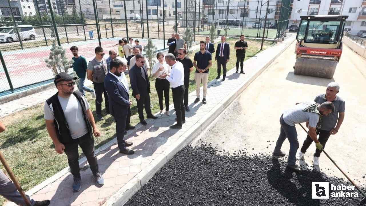 Sincan Belediyesi mahalle mahalle yolları yeniliyor