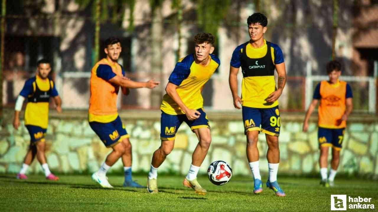 Ankaragücü Bolu'da ilk antrenmanını tamamladı