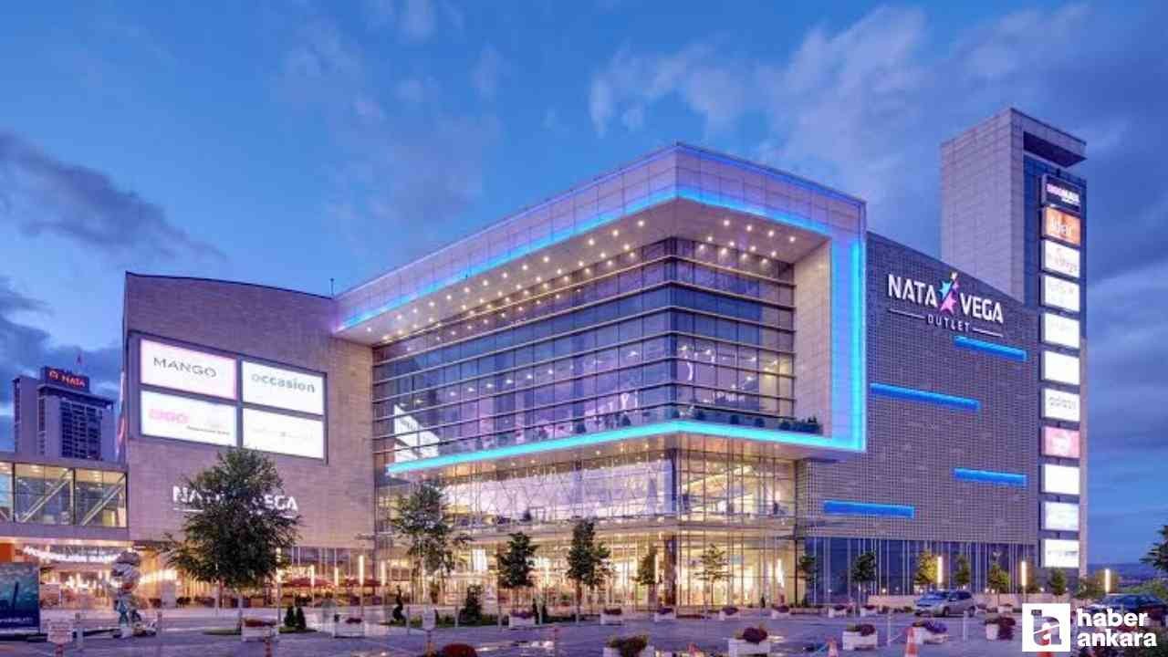 Ankara'nın dikkat çeken AVM'si NATA Vega Outlet ziyaretçilerini ağırlıyor