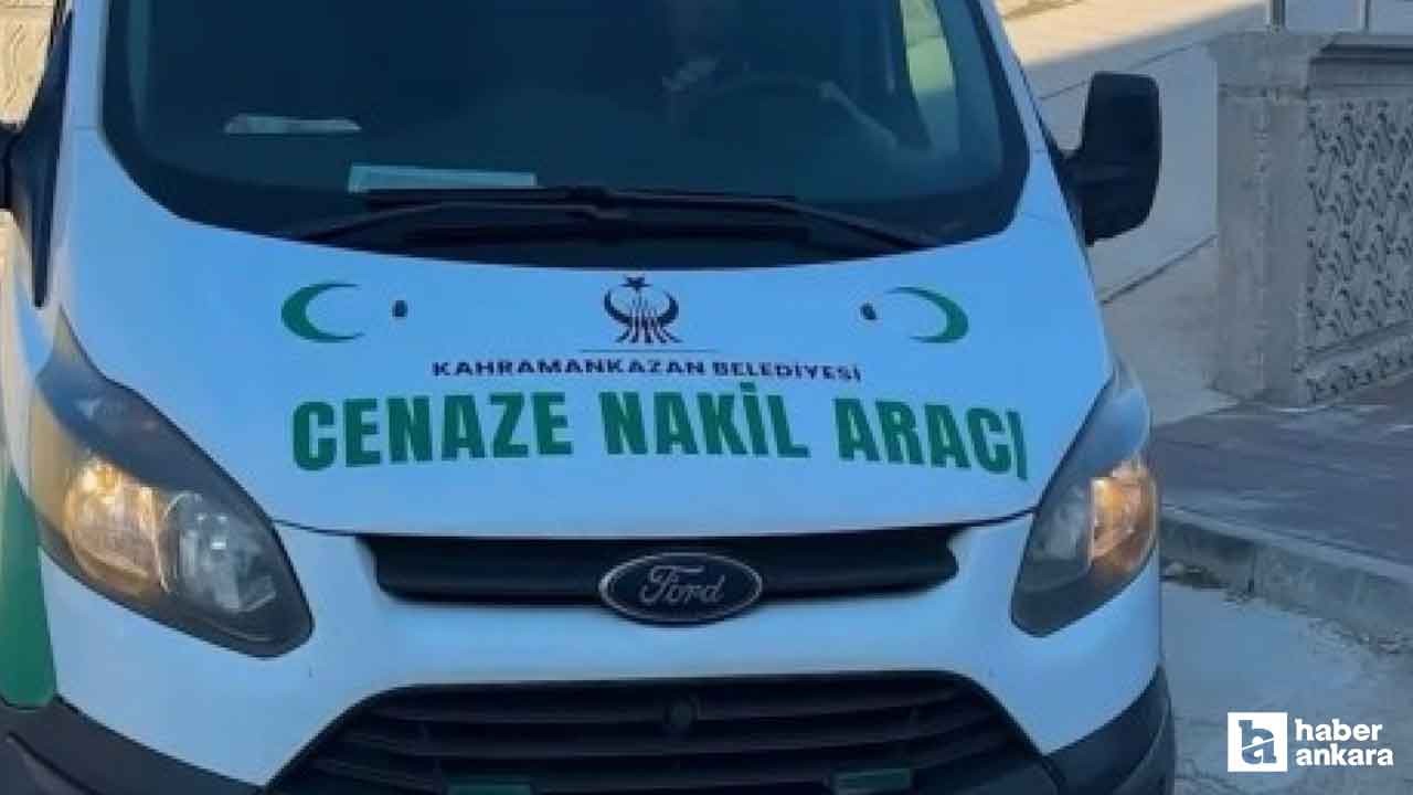 Kahramankazan Belediyesi'nden taziye hizmeti!