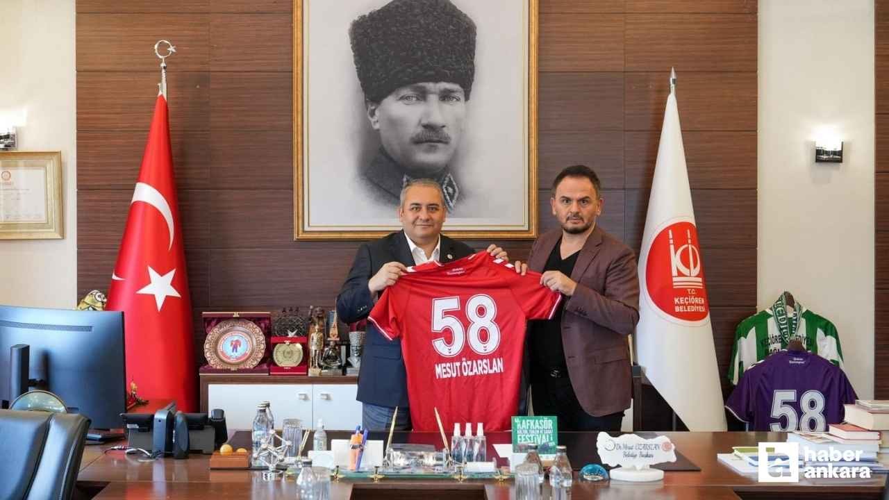 Ankara Keçiörengücü’nden Mesut Özarslan’a ziyaret