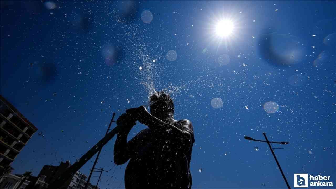 Ankara Kalecik'te termometreler 40 dereceyi gösterdi