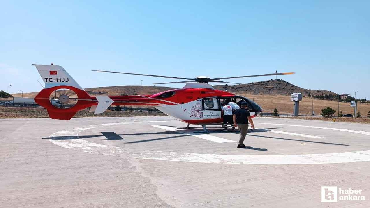 Elini kıyma makinesine kaptıran çocuk Ankara'ya sevk edildi