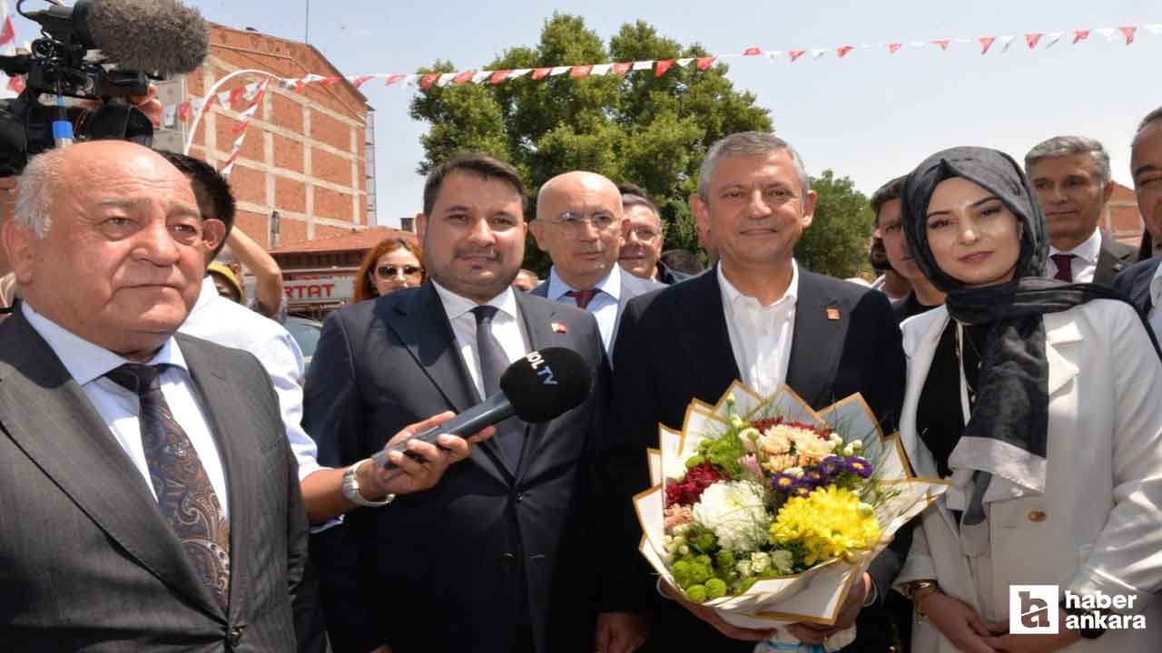 Kahramankazan Belediyesi, CHP Genel Başkanı Özel'i konuk etti