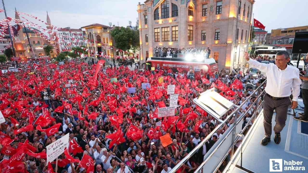 Özgür Özel: 'CHP bugün Türkiye'nin birinci partisi'