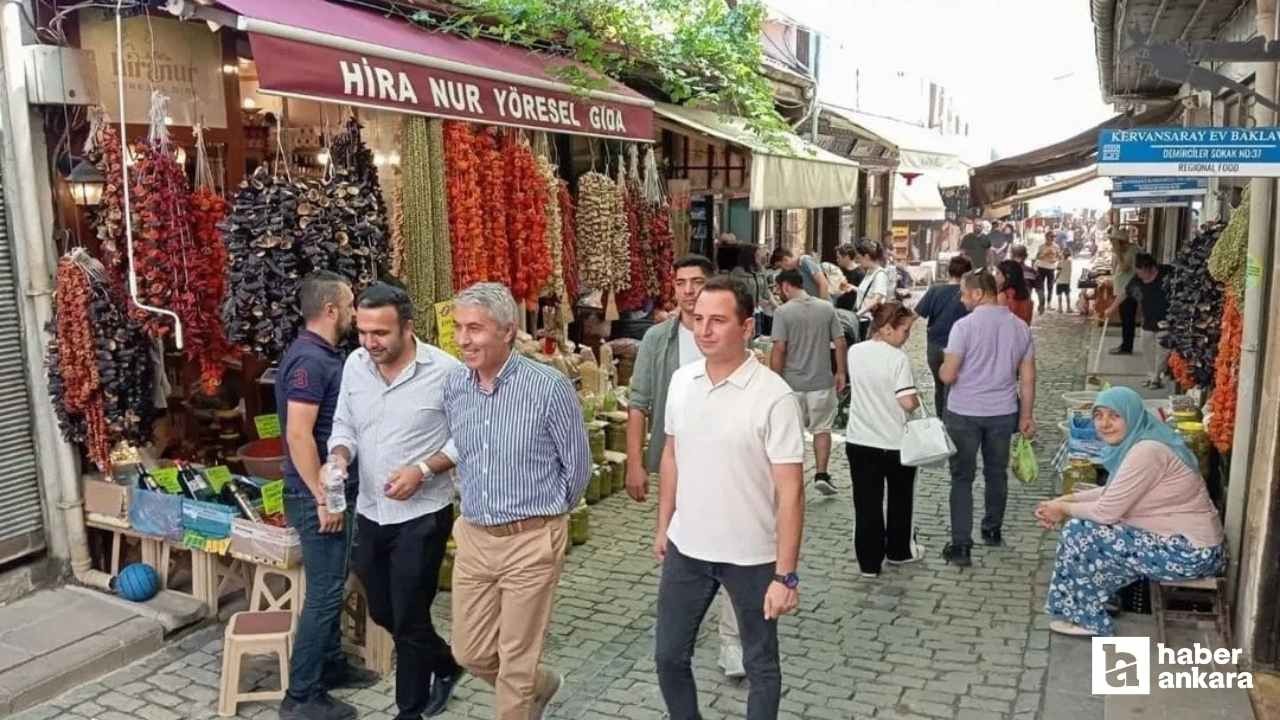 Beypazarı Kaymakamı Ünal Coşkun esnafları ziyaret edip dinledi