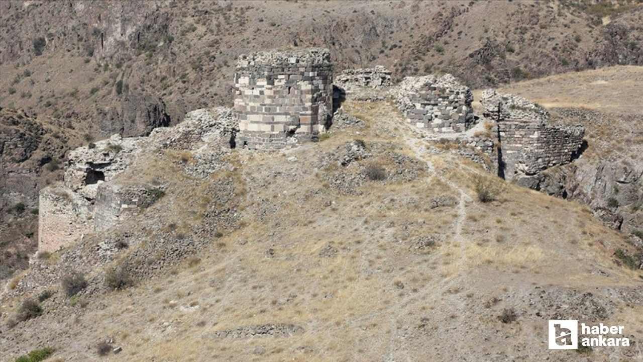 Beypazarı'nda Tabanlıoğlu Kalesi'nde yatan tarih ortaya çıkarılıyor