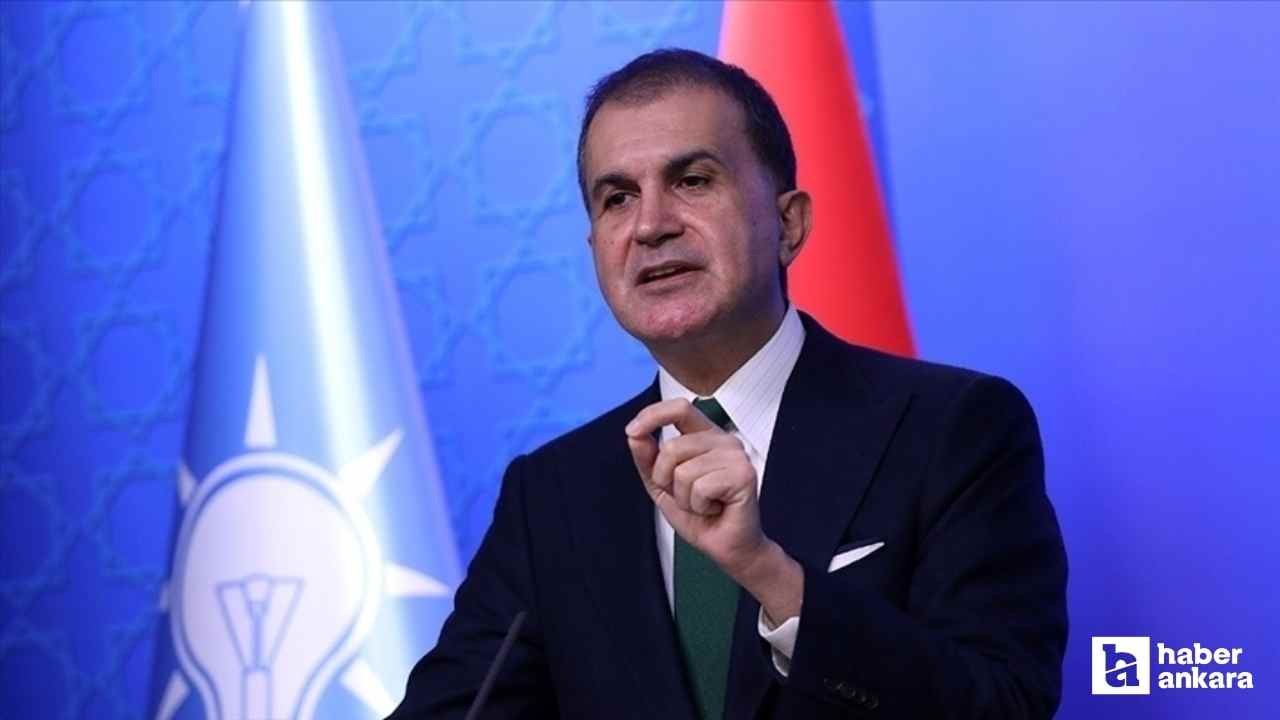 Ömer Çelik'ten sahte diploma soruşturması hakkında açıklama