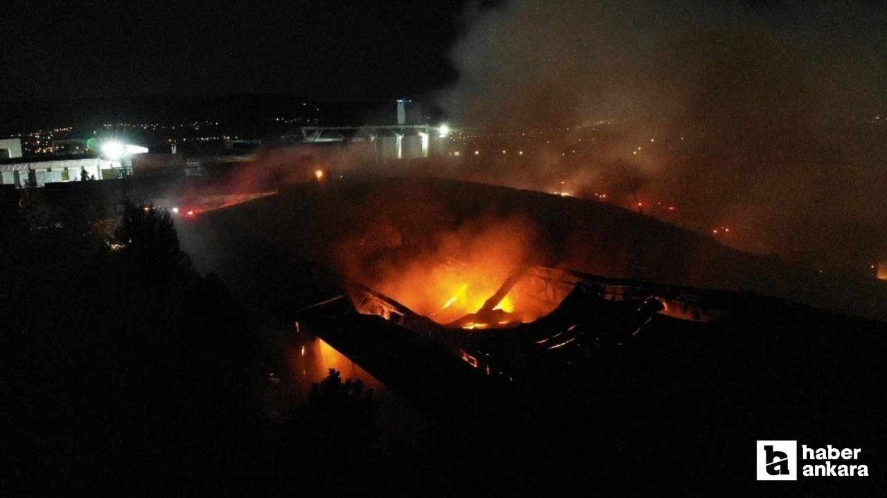 Çorum'da tekstil fabrikasında çıkan yangın 2 saatte söndürülebildi