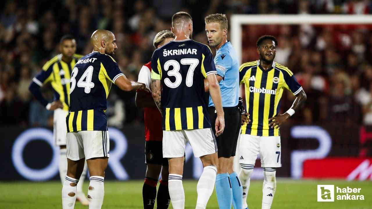 Feyenoord'a 2-1 kaybeden Fenerbahçe tur ümidini İstanbul'a bıraktı