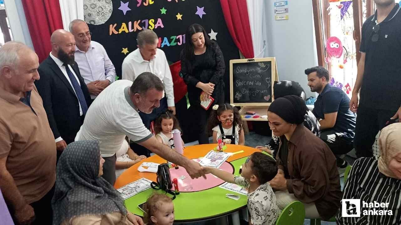 Sincan Belediyesi'nin 7. Anne-Çocuk Oyun Evi hizmete açıldı