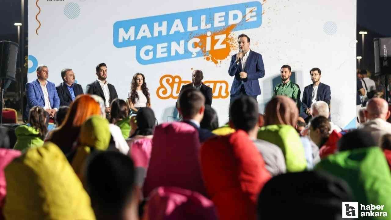 Sincan Belediyesi'nin 'Mahallede Genciz' programına gençlerden yoğun ilgi