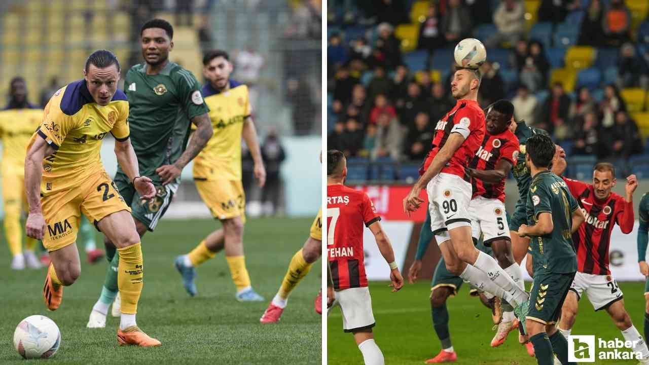 Süper Lig ebedi puan cetveli: Ankaragücü altıncı, Gençlerbirliği yedinci