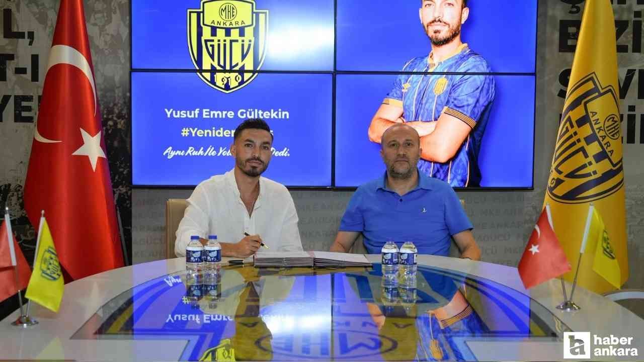 Ankaragücü’nde Yusuf Emre Gültekin takımda kaldı