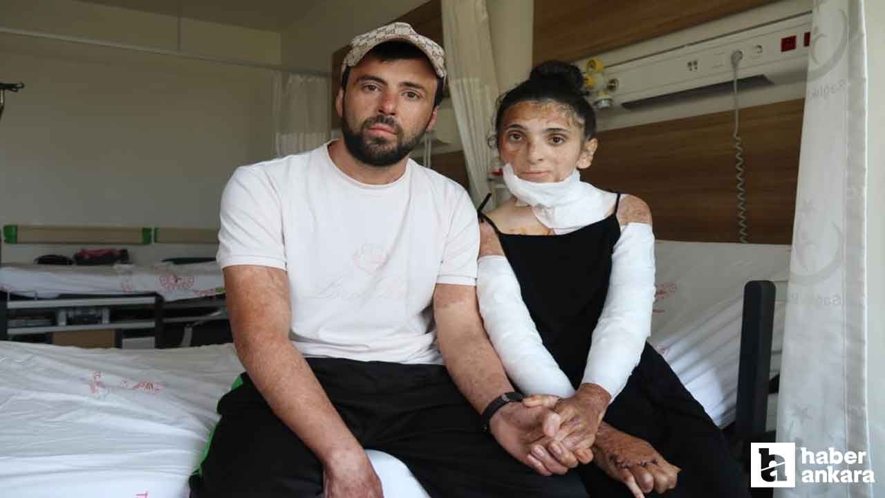 Azerbaycanlı çift Türkiye'de şifa buldu, Ankara'da evlenecek!